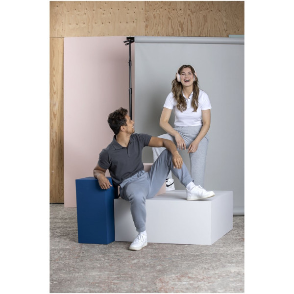 Graphite Poloshirt aus Bio-Baumwolle für Damen