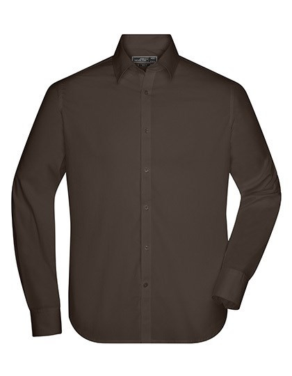 James&Nicholson - Men´s Shirt Slim Fit Long